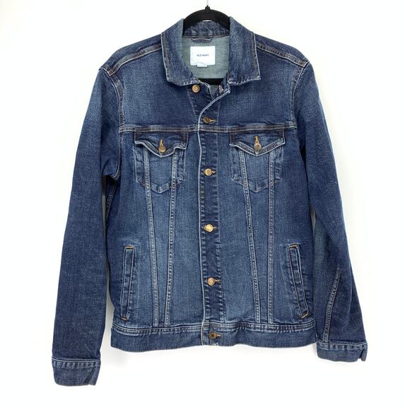 Old Navy Other - Old Navy Button Front Jean Jacket Mens Size Medium Medium Wash Denim